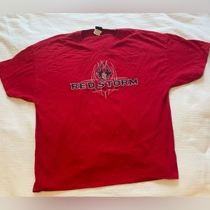 OVB red ‘red stone’ t-shirt.